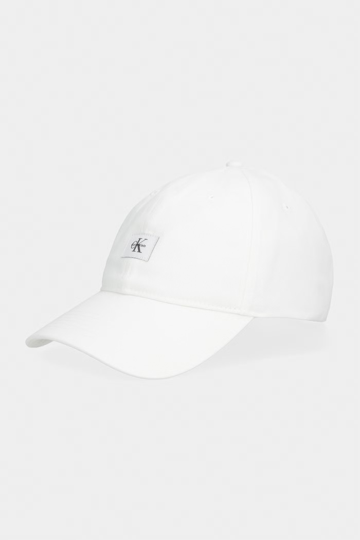 Calvin Klein șapcă de baseball din bumbac bumbac alb LV04D5077G