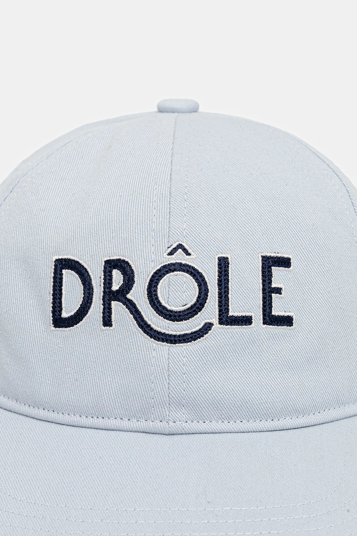 Bavlnená šiltovka Drôle de Monsieur Casquette Drôle J.CP196.CO138.LBE modrá SS26