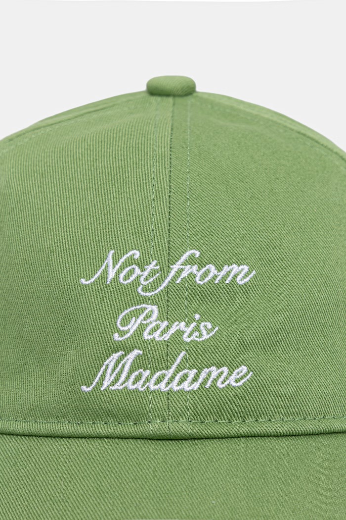 Drôle de Monsieur Slogan Calligraphy бейсболка бавовняна чоловіча K.CP295.CO138.LGN зелений SS26