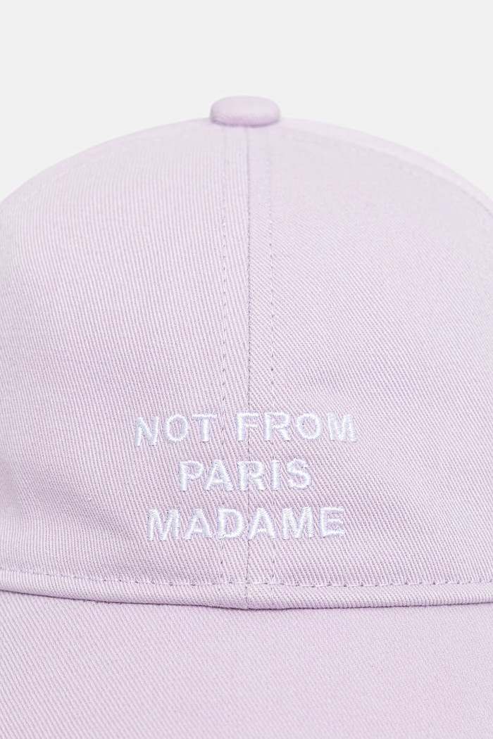 Drôle de Monsieur Slogan бейсболка хлопковая мужская K.CP151.CO138.LAV фиолетовой SS26