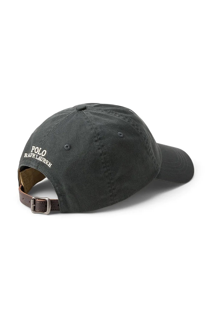 Βαμβακερό καπέλο του μπέιζμπολ Polo Ralph Lauren 710P04899 καφέ SS26