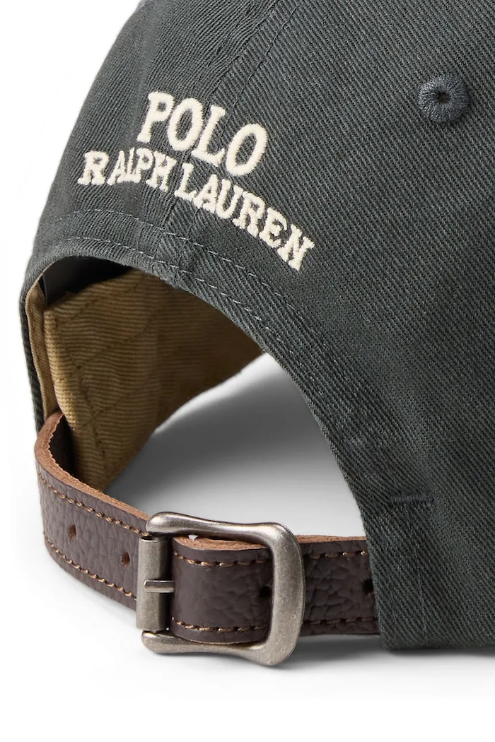 Αξεσουάρ Βαμβακερό καπέλο του μπέιζμπολ Polo Ralph Lauren 710P04899 καφέ