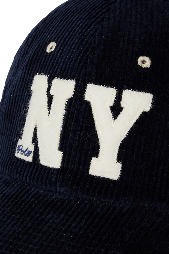 Manšestrová kšiltovka Polo Ralph Lauren námořnická modř 710979197