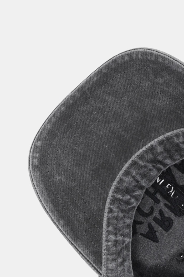 Bombažna bejzbolska kapa Armani Exchange siva XM002025.AF15502