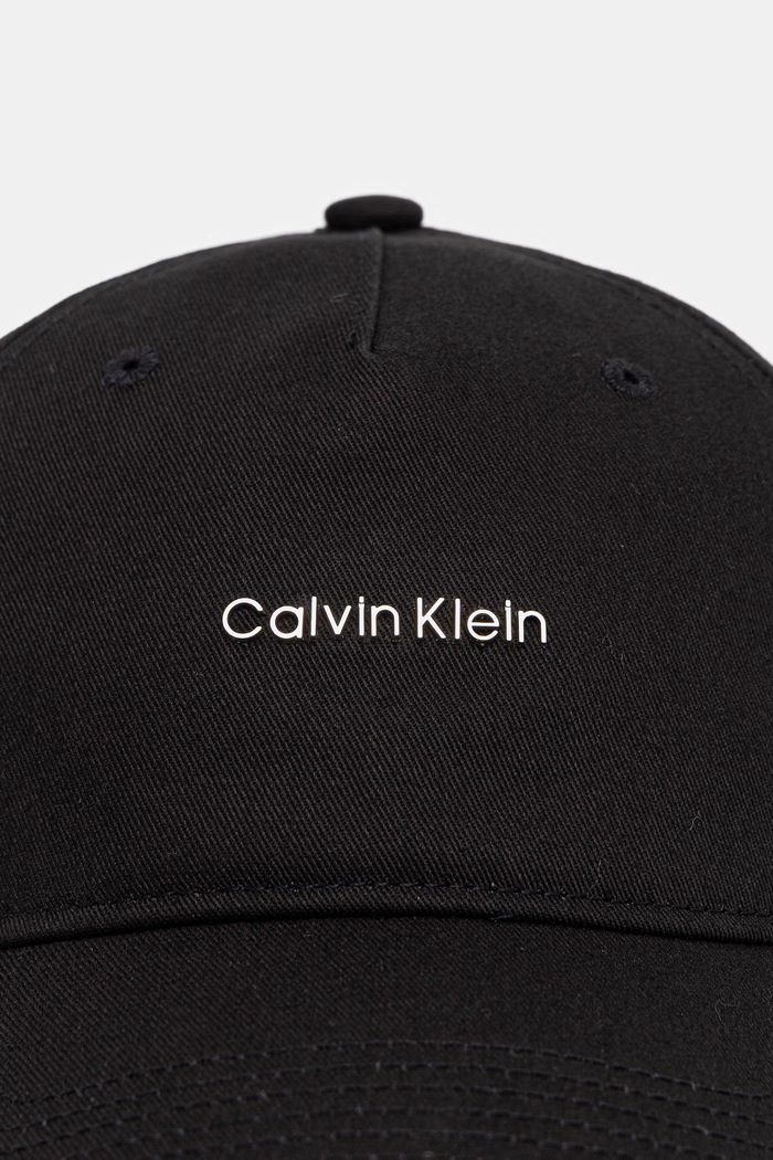 Calvin Klein καπέλο μπέιζμπολ ανδρικό βαμβακερό LV04D5080G μαύρο SS26