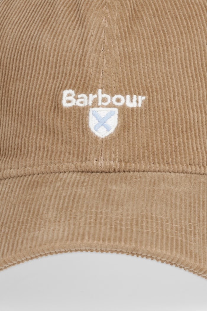 Barbour baseballová čepice pánská bavlněná Bayfield MHA0932 hnědá SS26