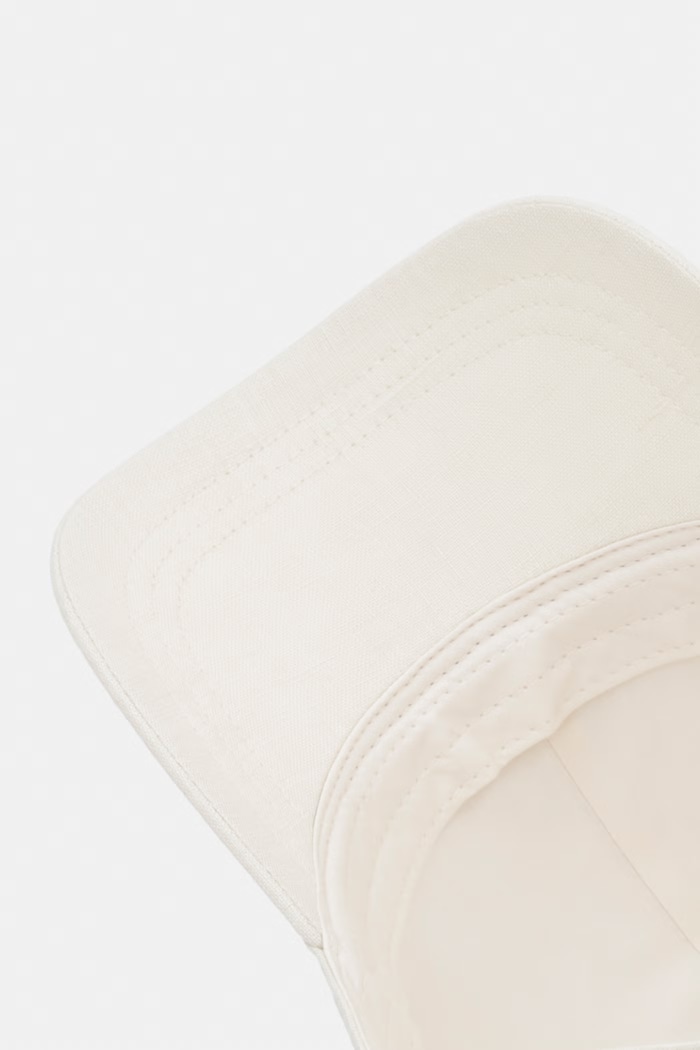 Trussardi șapcă de baseball pentru bărbați din in bej E002C000008N