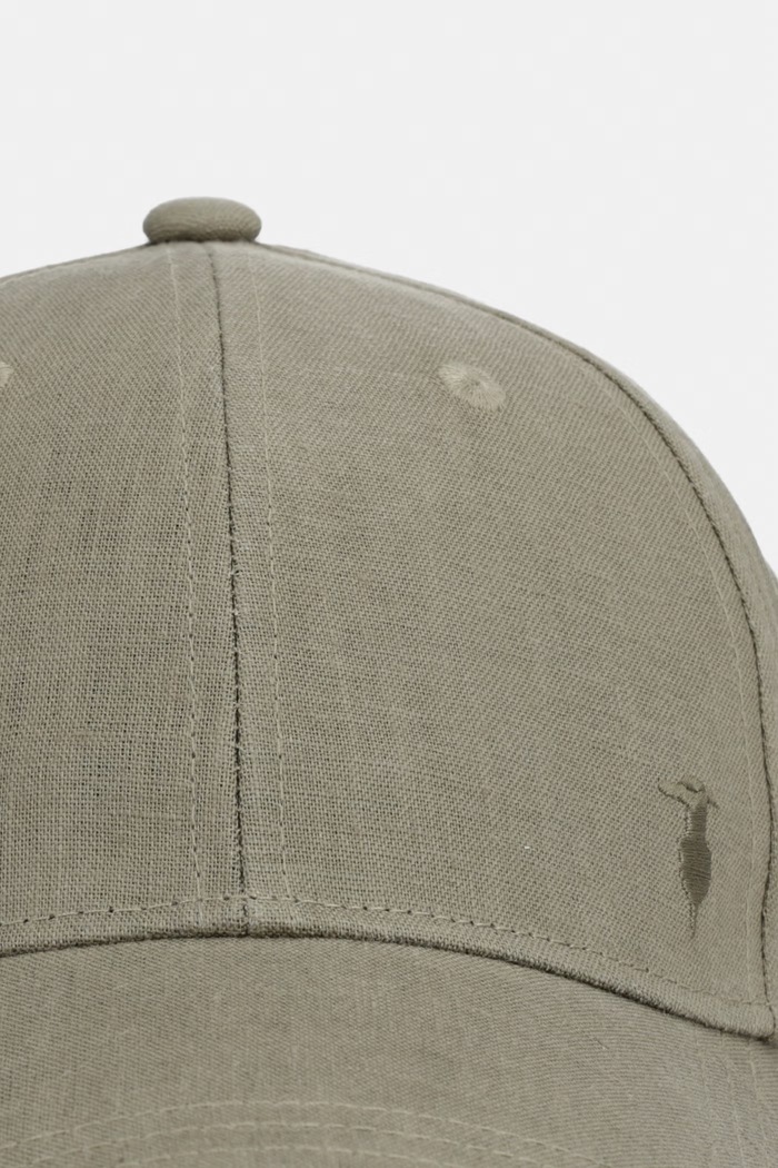 Trussardi Șapcă baseball de bărbați din in E002C000008N verde SS26
