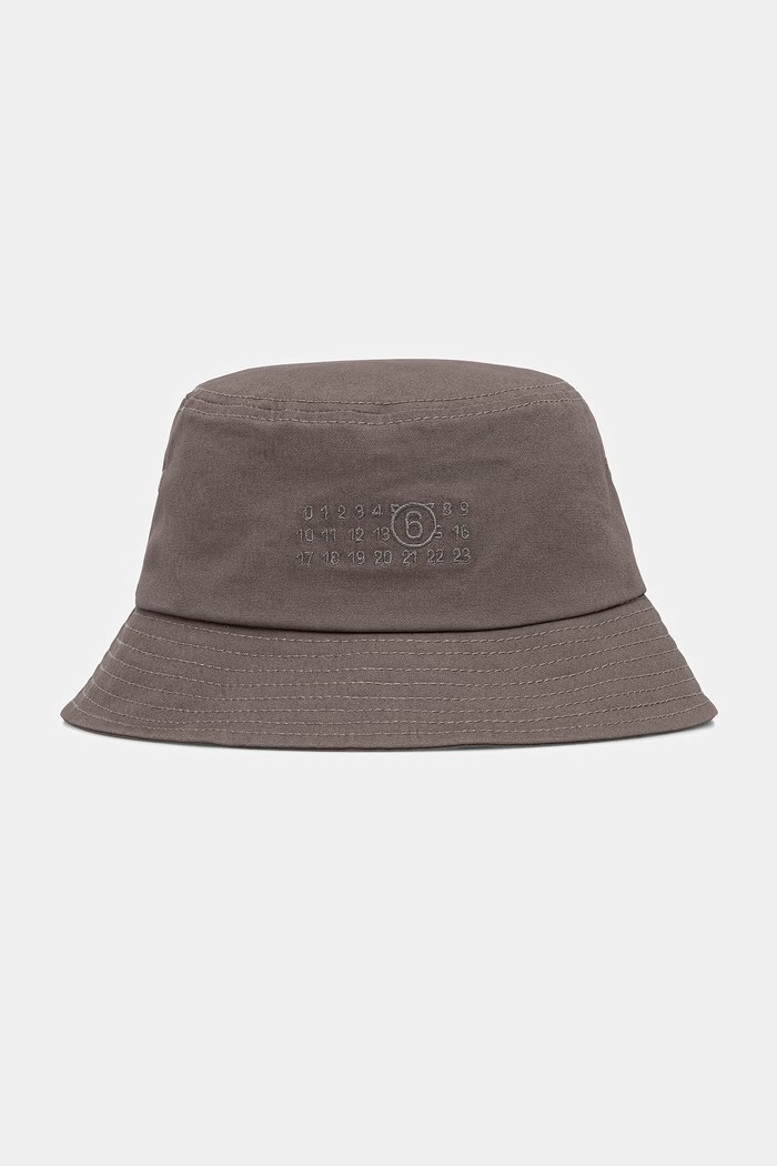 Памучна капела MM6 Maison Margiela памук сив SH0TC0010.M35346.810