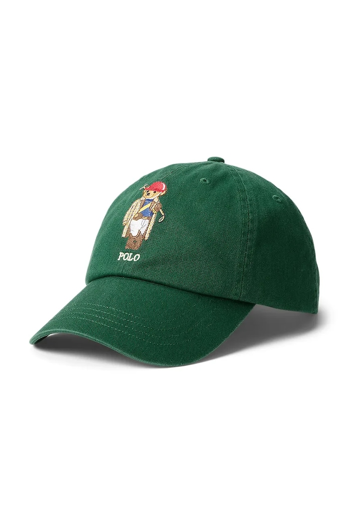 Bavlnená šiltovka Polo Ralph Lauren bavlna zelená 710A13275