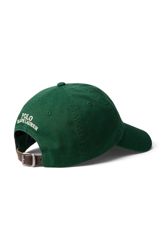 Bavlnená šiltovka Polo Ralph Lauren 710A13275 zelená SS26