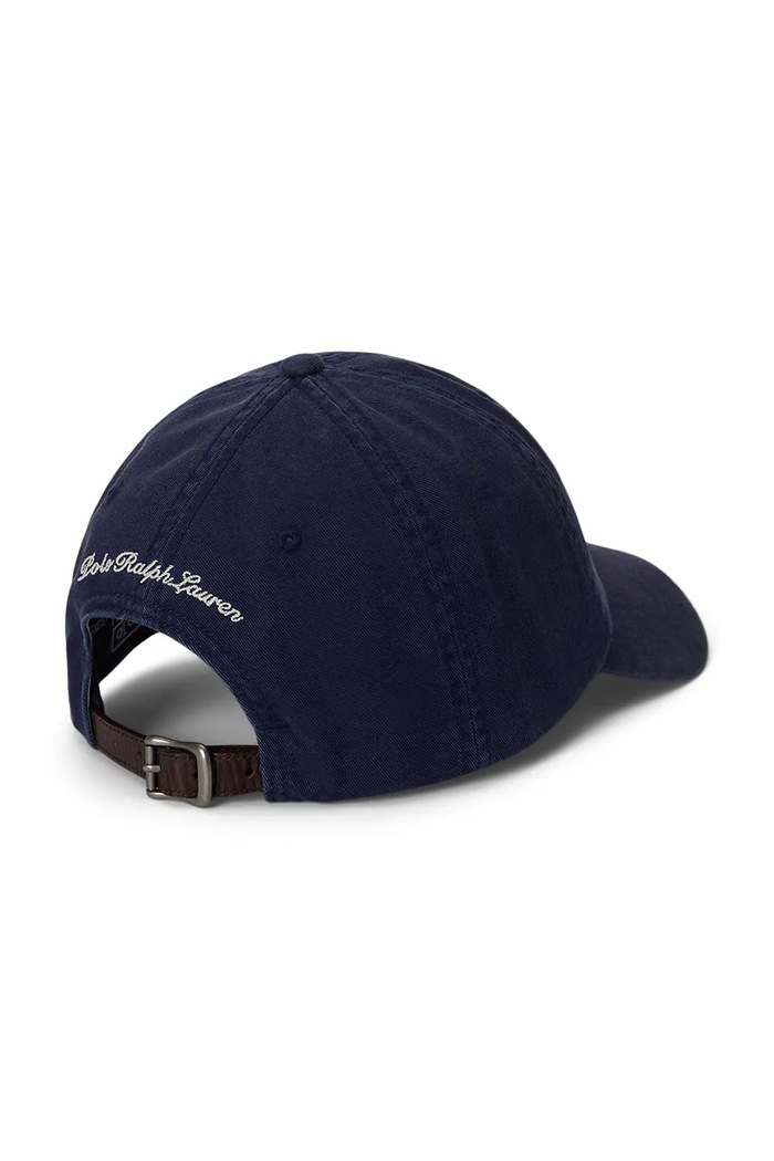 Polo Ralph Lauren pamut férfi siltes sapka 710B14602 sötétkék SS26