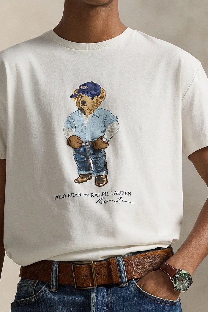Polo Ralph Lauren t-shirt męski bawełniany granatowy 710B14615