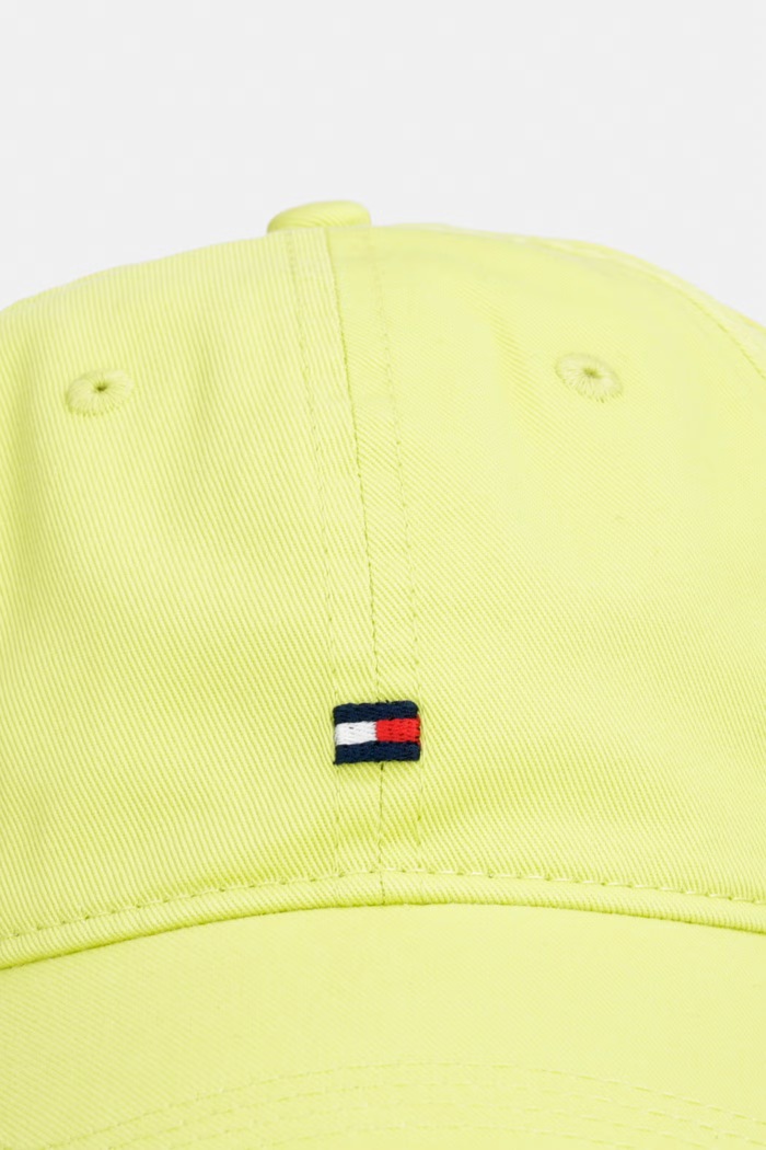 Tommy Hilfiger čiapka so šiltom pánska bavlnená AM0AM14099 zelená SS26