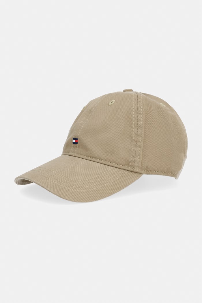 Tommy Hilfiger kapa s šiltom moška bombažna zelena AM0AM14099