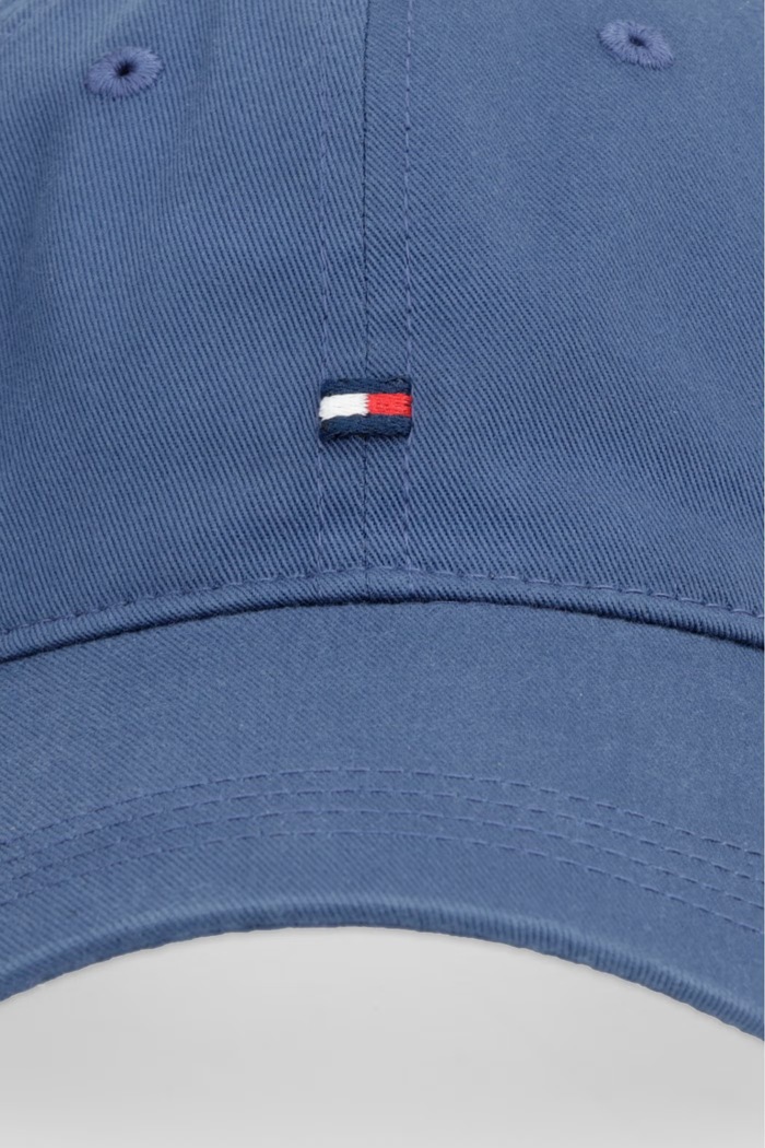Tommy Hilfiger καπέλο με γείσο ανδρικό βαμβακερό AM0AM14099 μπλε SS26