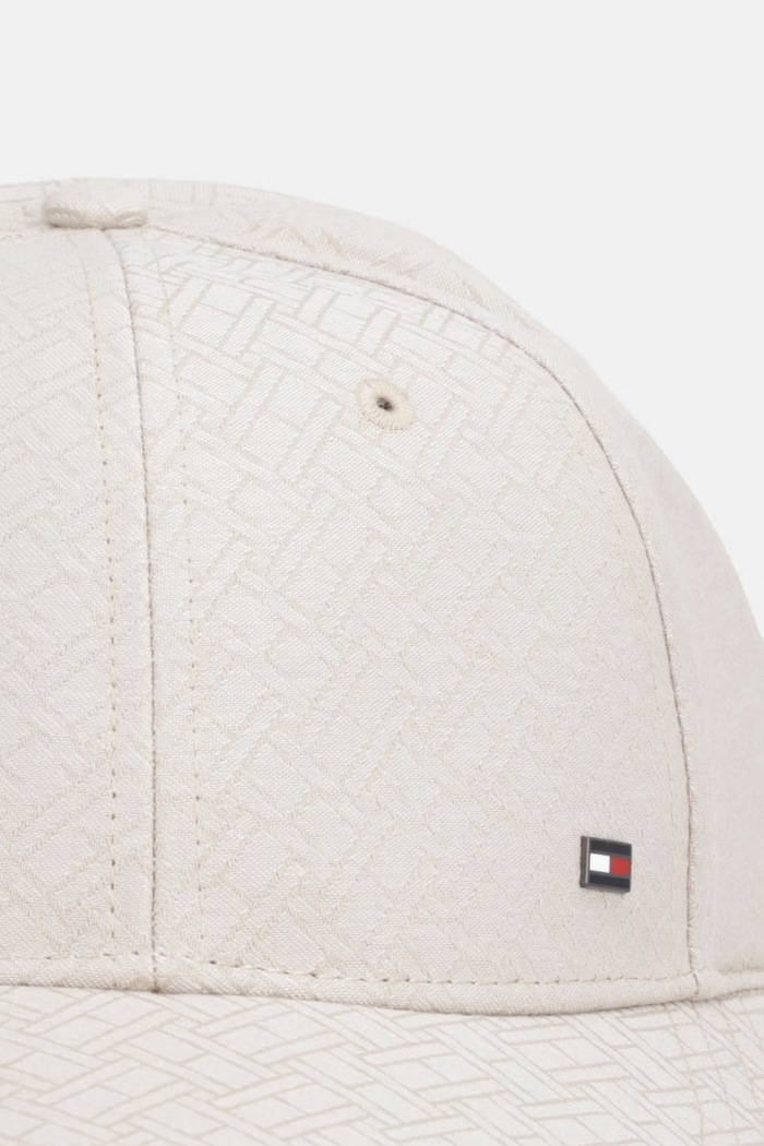 Tommy Hilfiger καπέλο μπέιζμπολ Ανδρικό βαμβακερό AM0AM14100 μπεζ SS26