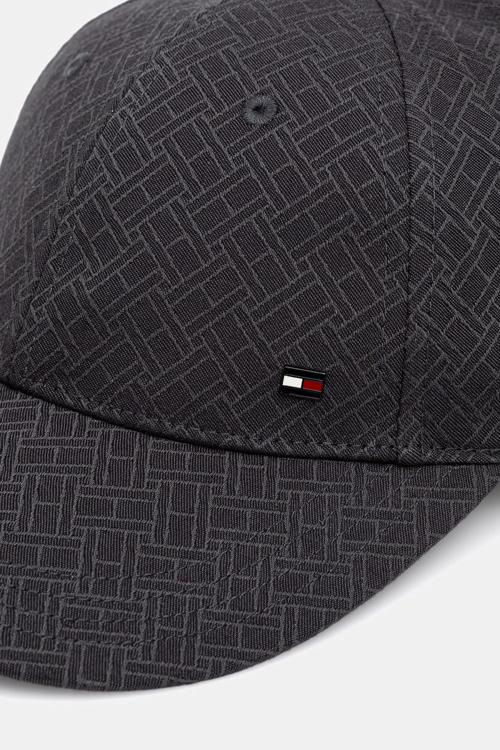 Tommy Hilfiger бейзболна шапка мъжка от памук AM0AM14100 черен SS26