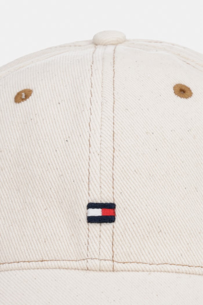 Tommy Hilfiger καπέλο με γείσο ανδρικό βαμβακερό AM0AM14102 μπεζ SS26