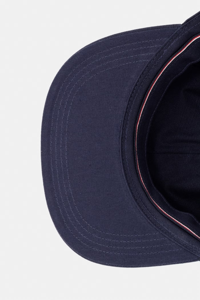 Tommy Hilfiger snapback ανδρικό βαμβακερό σκούρο μπλε AM0AM14103