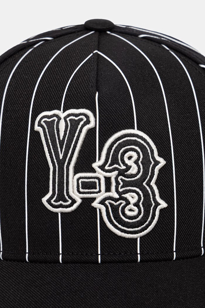 Кепка Y-3 PINSTRI CAP KR8938 чорний SS26