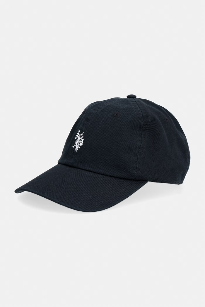 U.S. Polo Assn. kšiltovka pánská bavlněná OUTLINE DHM WASHED CASUAL černá MUP3426