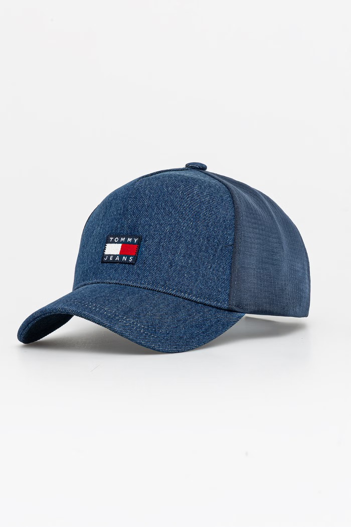 Tommy Jeans pánska trucker čiapka tmavomodrá AM0AM14205