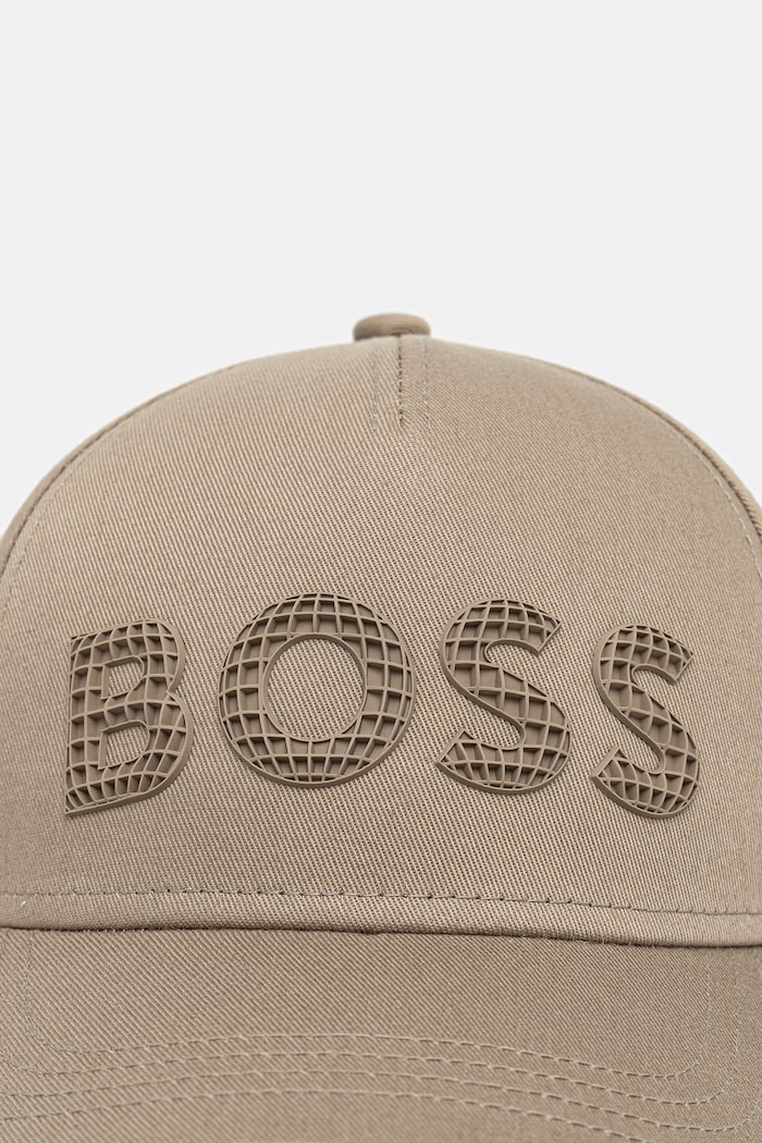 BOSS Green șapcă pentru bărbați de bumbac Golf 50560379 bej SS26