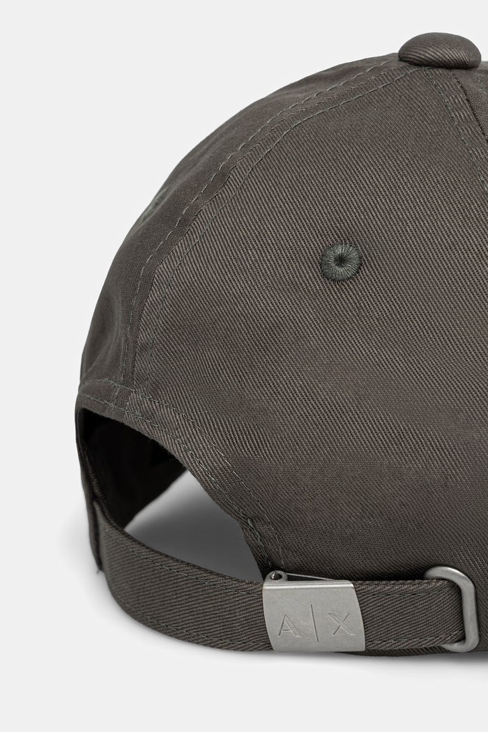 Dodatki Armani Exchange baseball kapa moška bombažna XM002538.AF15502 zelena