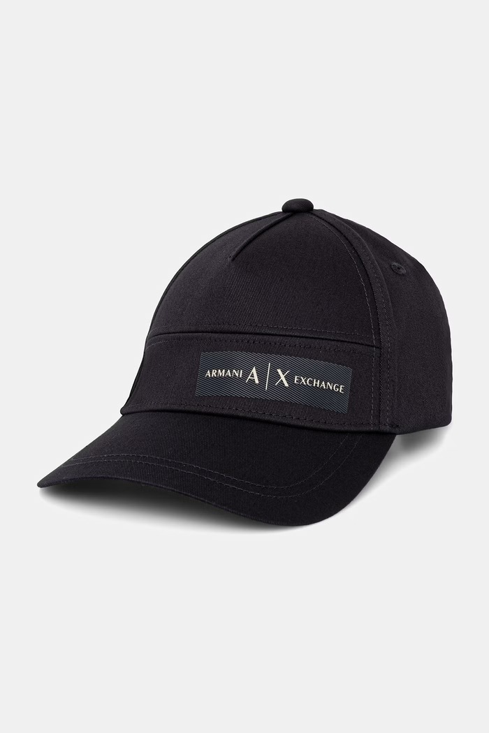 Armani Exchange kšiltovka pánská bavlněná černá XM002540.AF15502