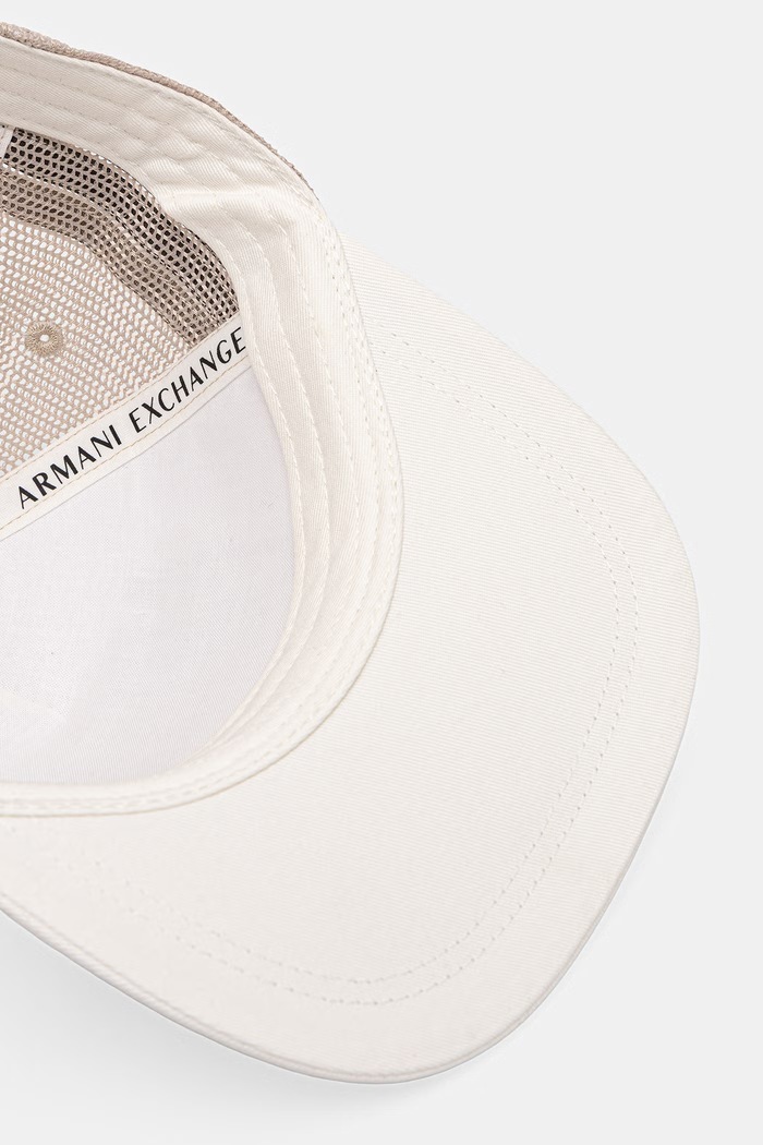 Armani Exchange Moška Snapback kapa bež XM002542.AF15502