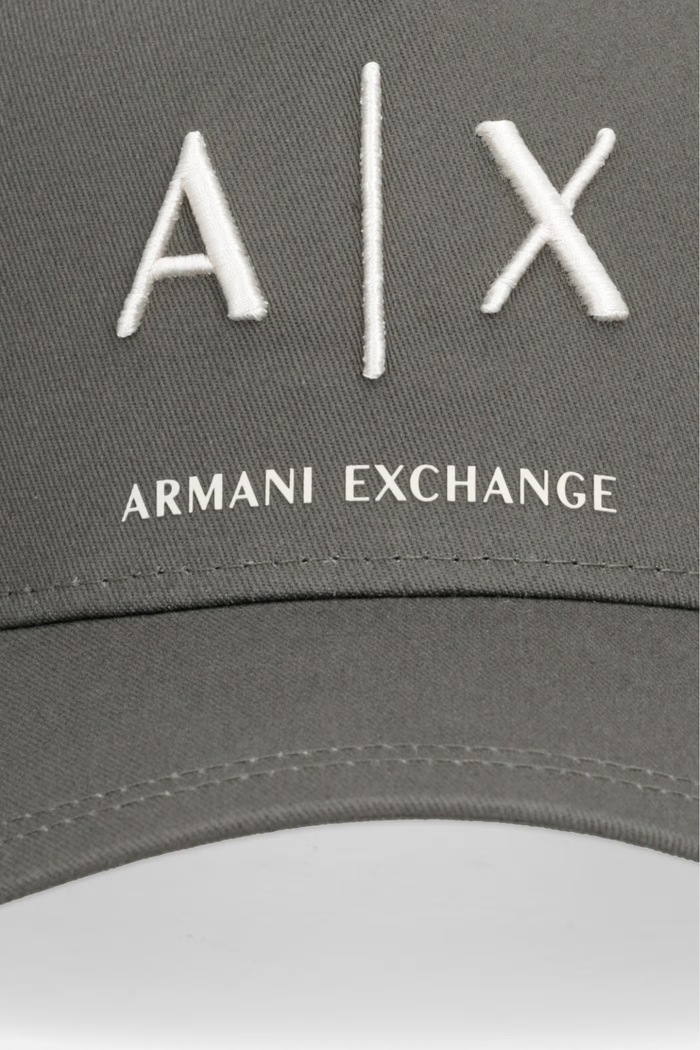 Armani Exchange bejzbalová čiapka pánska bavlnená XM002696.AF15502 zelená SS26