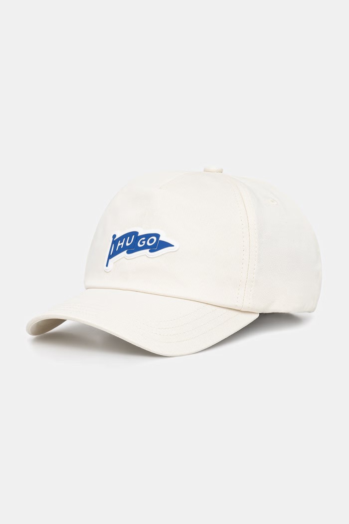 HUGO Blue șapcă pentru bărbați, din bumbac Jinko-Flag bej 50562321
