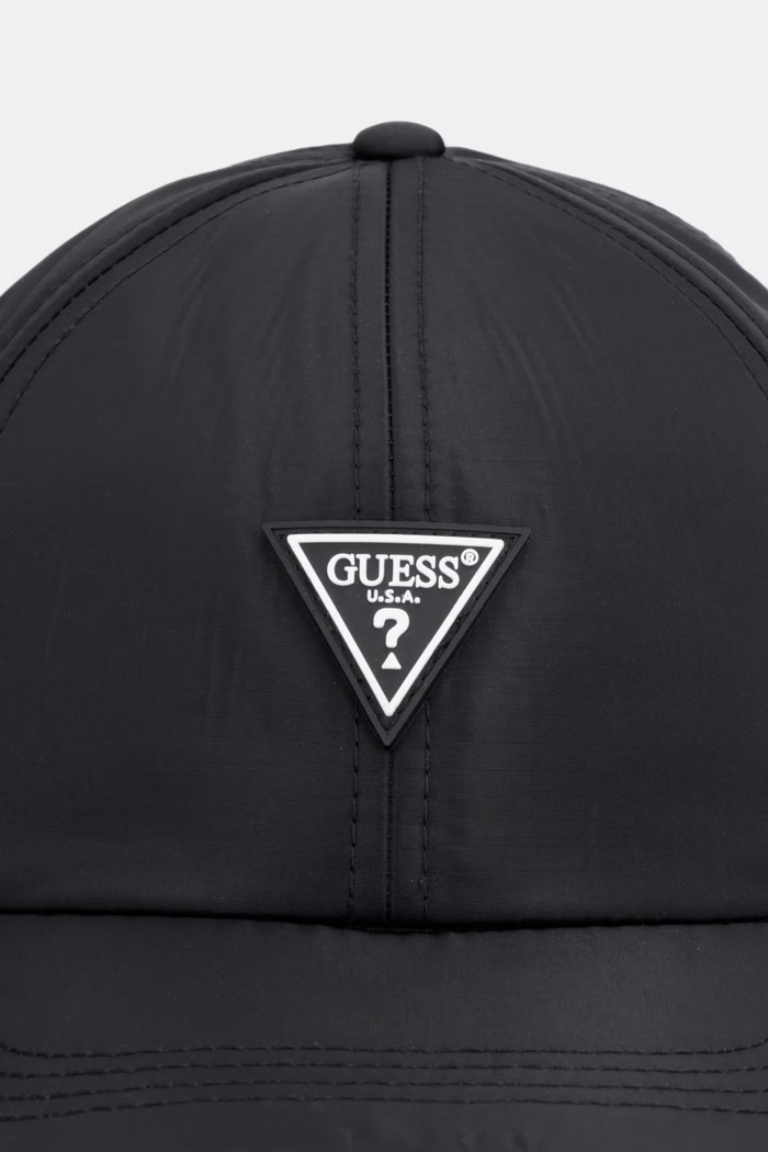 Guess καπέλο με γείσο ανδρικό BERLIN AM9605.POL01 μαύρο SS26