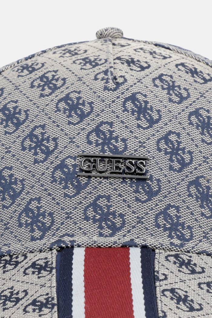 Guess καπέλο με γείσο ανδρικό BOSTON AM9594.POL01 σκούρο μπλε SS26