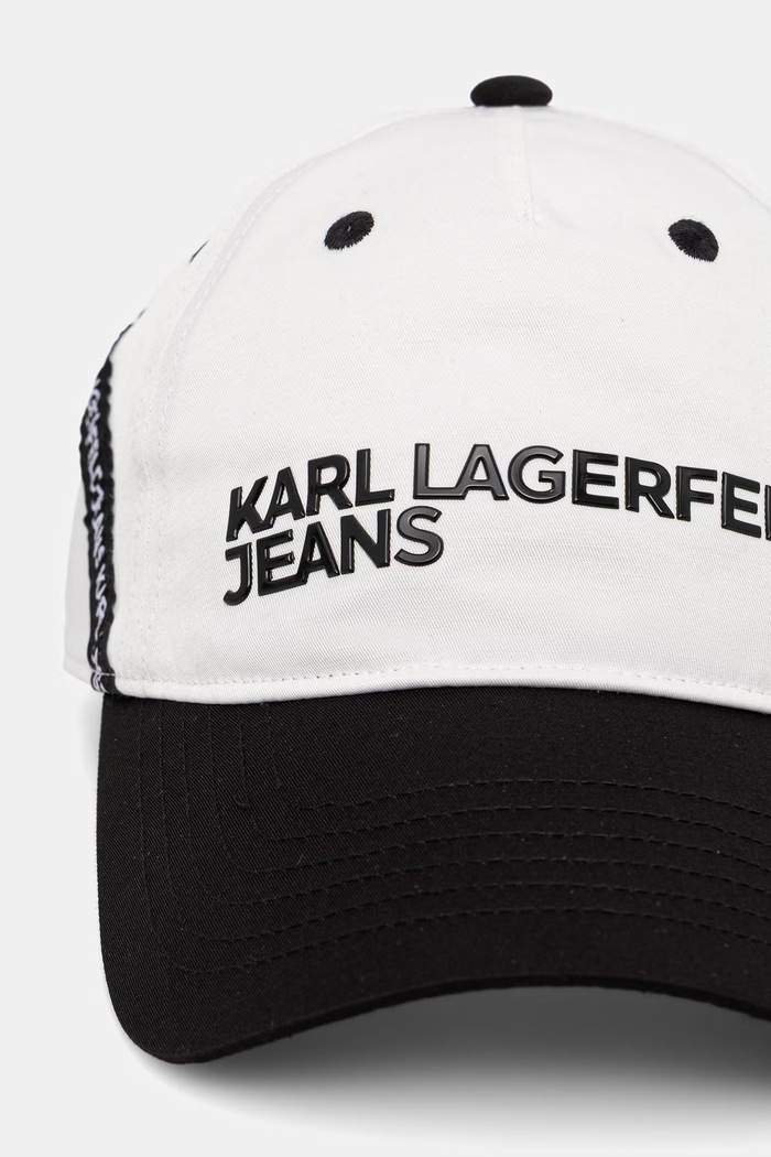 Karl Lagerfeld Jeans Bejzbolska kapa muška A2M33028 bijela SS26
