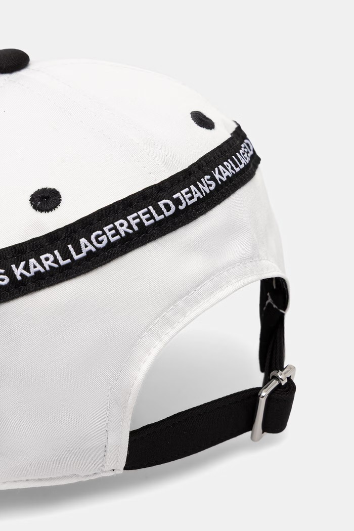 Dodaci Karl Lagerfeld Jeans Bejzbolska kapa muška A2M33028 bijela