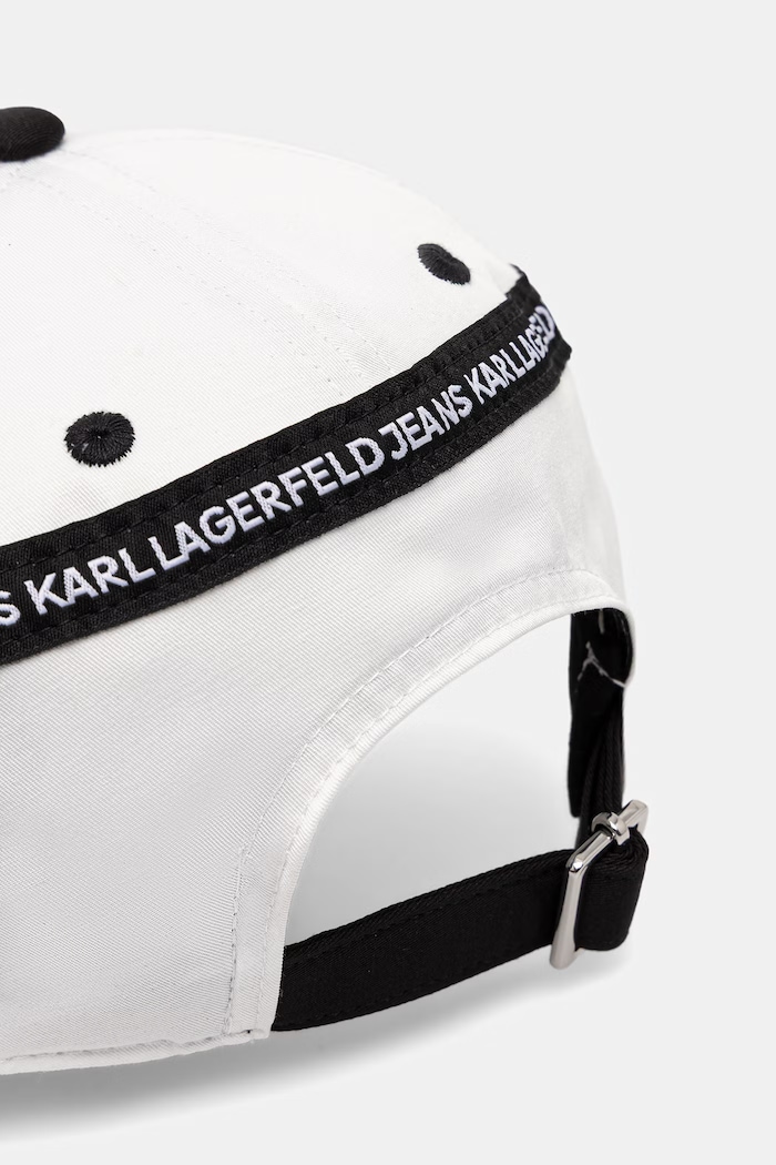 Dodaci Karl Lagerfeld Jeans Bejzbolska kapa muška A2M33028 bijela