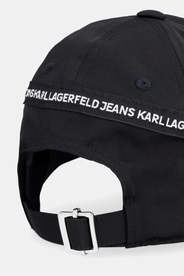 Dodaci Karl Lagerfeld Jeans bejzbolska kapa za muškarce A2M33028 crna