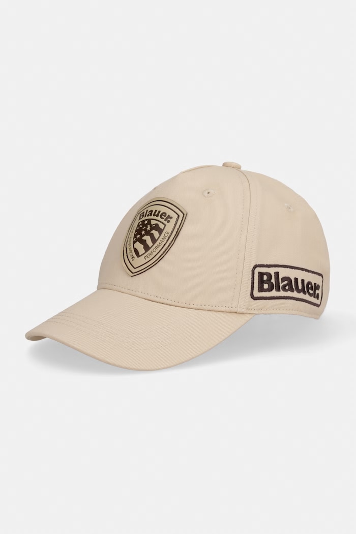 Bavlnená šiltovka Blauer KNIGHT bavlna béžová BLUA04463