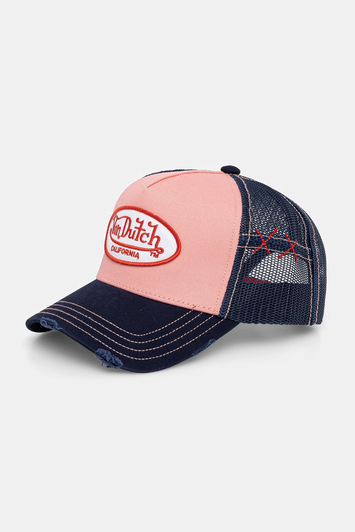 Von Dutch trucker cap męski bawełniany granatowy VD.1.CT.USED