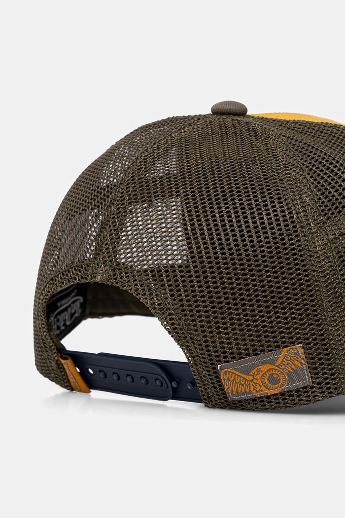 Akcesoria Von Dutch czapka trucker męska bawełniana VD.1.CT.USED zielony