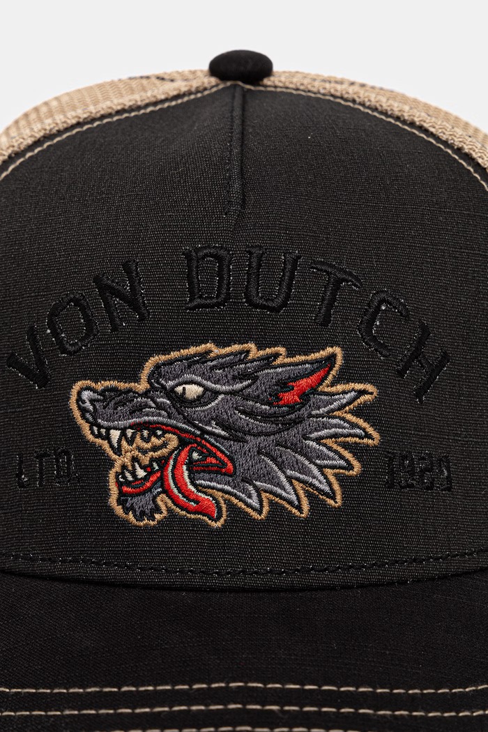Von Dutch кепка чоловіча VD.1.PCB.WILD чорний SS26