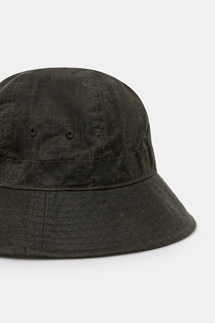 Dodaci Barbour MHA0959GN71 bucket hat pamučni za muškarce MHA0959GN71 zelena