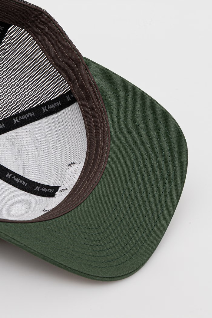Hurley Snapback kapa moška zelena HIHM0058