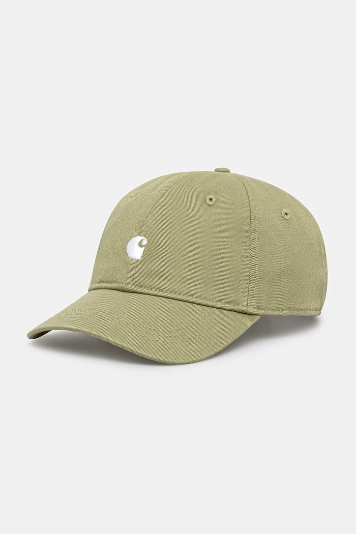 Carhartt WIP Madison Logo Cap καπέλο μπέιζμπολ ντένιμ Ανδρικό πράσινο I036730.3N8XX