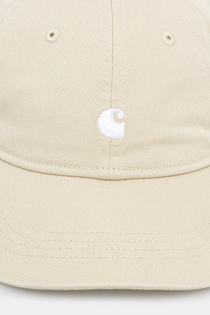 Carhartt WIP Madison Logo Cap καπέλο μπέιζμπολ βαμβακερό ανδρικό I036730.3M7XX μπεζ SS26