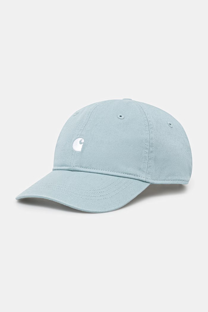 Carhartt WIP Madison Logo Cap καπέλο με γείσο ντένιμ Ανδρικό μπλε I036730.3M8XX