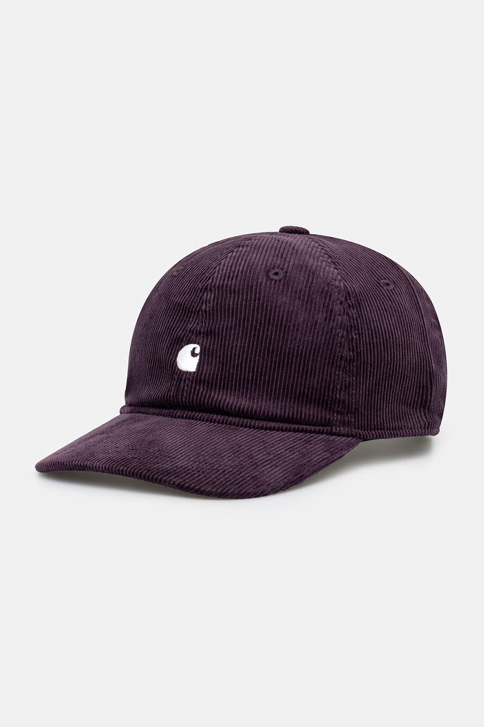 Carhartt WIP Harlem Cap καπέλο μπέιζμπολ κοτλέ Ανδρικό μωβ I036729.3MFXX