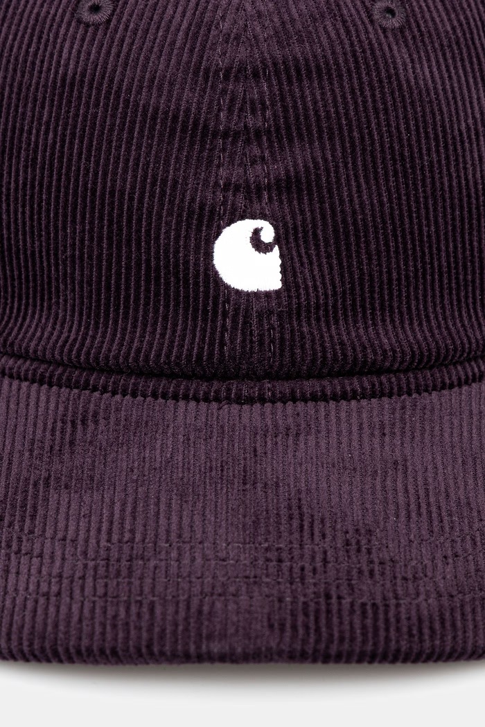 Carhartt WIP Harlem Cap καπέλο μπέιζμπολ κοτλέ Ανδρικό I036729.3MFXX μωβ SS26